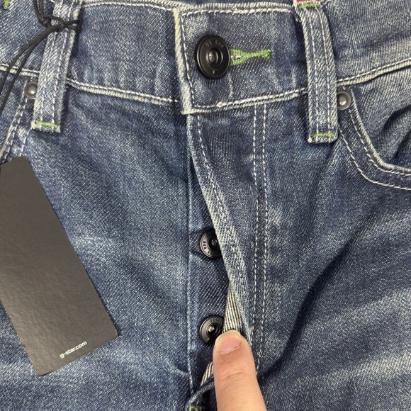 G Star Raw 3301 Size 29 X 30 13oz Slim Stretch Japanese Selvedge Destroyed Jeans - Picture 3 of 8